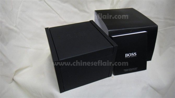 Luxury Black Replica Boss Watch Box / Low Price